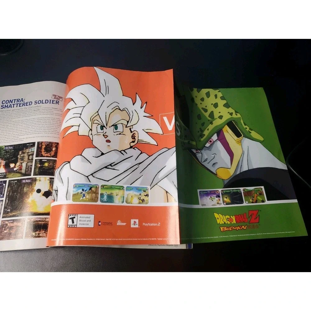Official U.S. Playstation Magazine December 2002 (No Demo CD)  DBZ Poster - GC